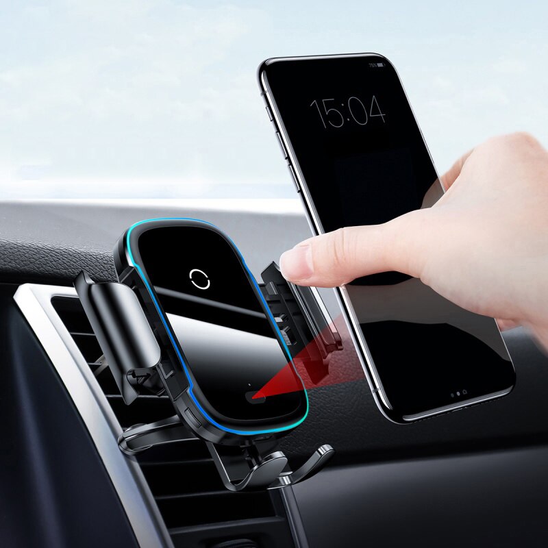 Socle universel de téléphone portable pour voiture, chargeur sans fil,  support fixe pour Smartphone, Navigation GPS - AliExpress