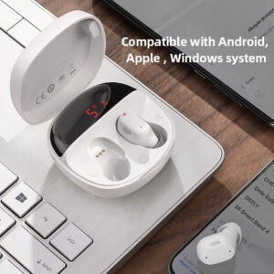Encok Pod Plus Bluetooth 5.0 stéréo sans fil Bluetooth contrôle tactile avec affichage numérique LED