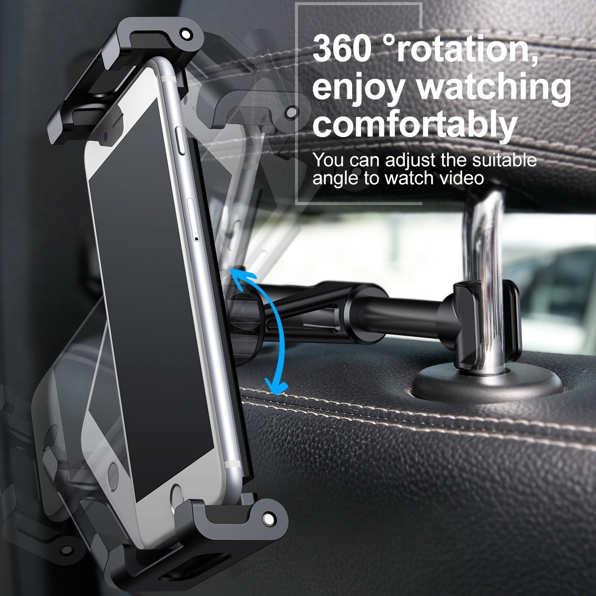 Voiture Support Tablette pour appui-tête de siège arrière adapté pour les  smartphones 4.7-11 pouces / comprimés / commutateur - Chine Support de  montage d'appui tête, Smartphone