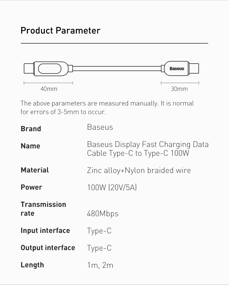 Câble USB Type USBC vers USB Câble de charge rapide USB C 100W PD Câble  câble de charge rapide pour MacBook Xiaomi Samsung Type CSB C Cable 2M 5A  avec