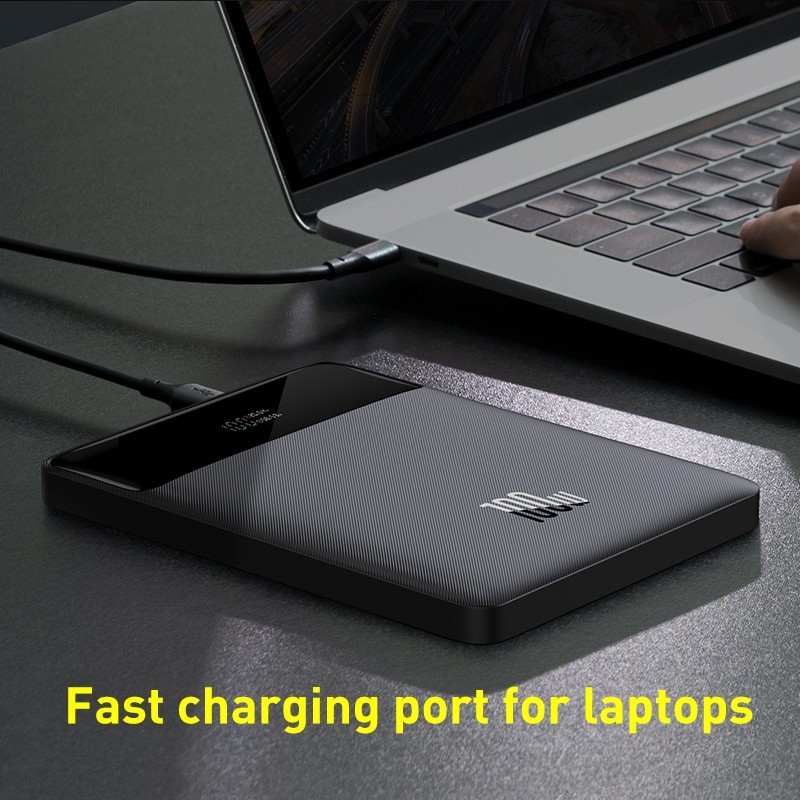Batterie Externe 100W 20000mAh USB-C PD Charge RAPIDE Pour Ordinateur  Portable Smartphone - Baseus