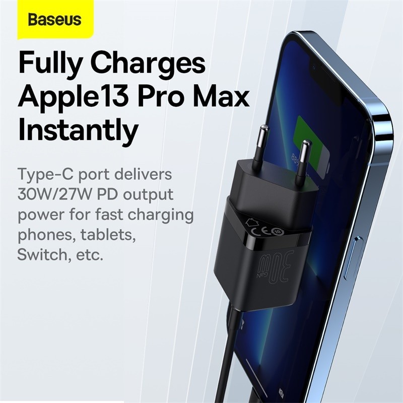 Chargeur Apple 14 13 12 Charge rapide avec câble de 1,8 m, chargeur rapide  certifié avec câble, prise murale rapide de type C avec cordon pour iPhone