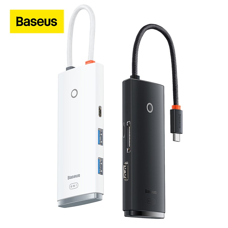 BASEUS Multi Fonction Six Ports Hub Type C Vers USB 3.0 Adapteur pour Macbook PC Baseus 