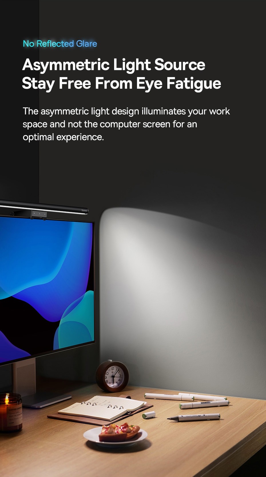 Lampe USB Pour écran D'ordinateur, Nouveau Design, Idéal Pour