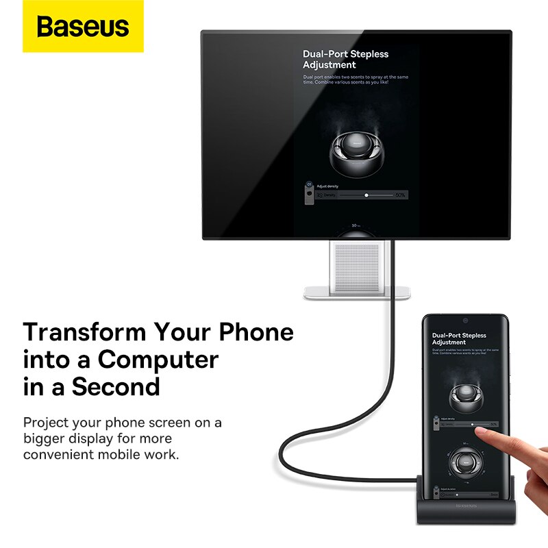 Socle Station d'accueil DeX pour Smartphone et Tablette + Hub USB-C