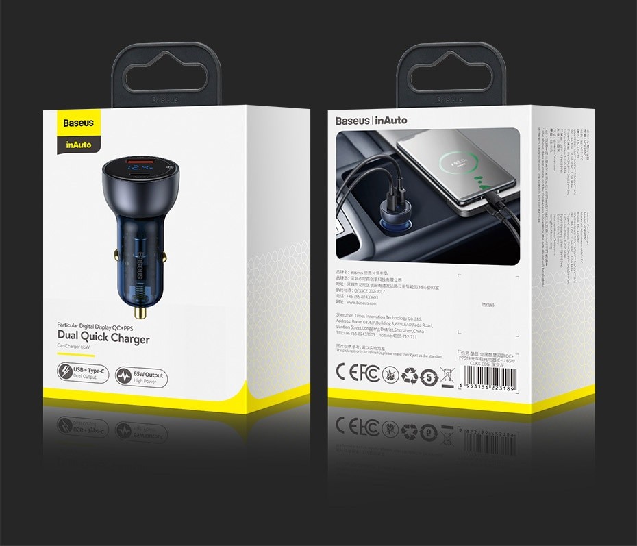 Toocki USB C chargeur de voiture QC 4.0 PD3.0 45W Type C chargeur de  téléphone de voiture rapide pour – Oz Marketplace
