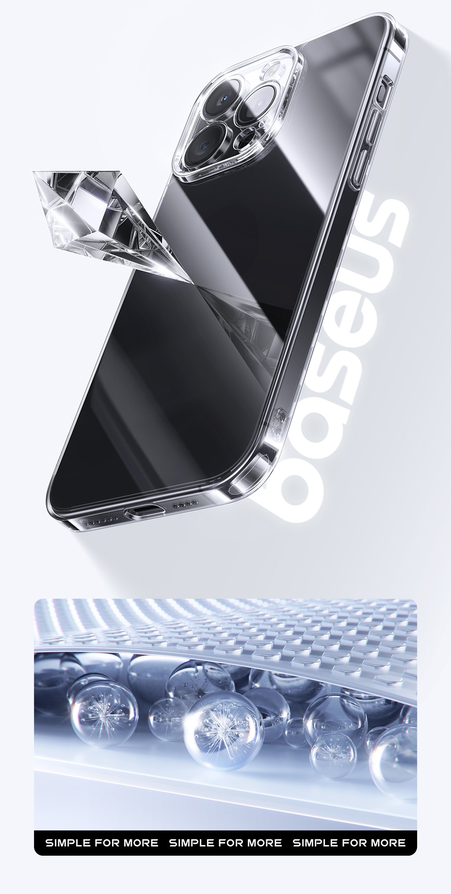 Verre trempé iPhone 15 Pro - Protection écran DIAMOND GLASS - CERAMIC