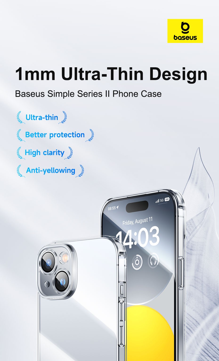 Coque pour iPhone 15 Pro Max Protection Ultra Fin Antichoc Anti