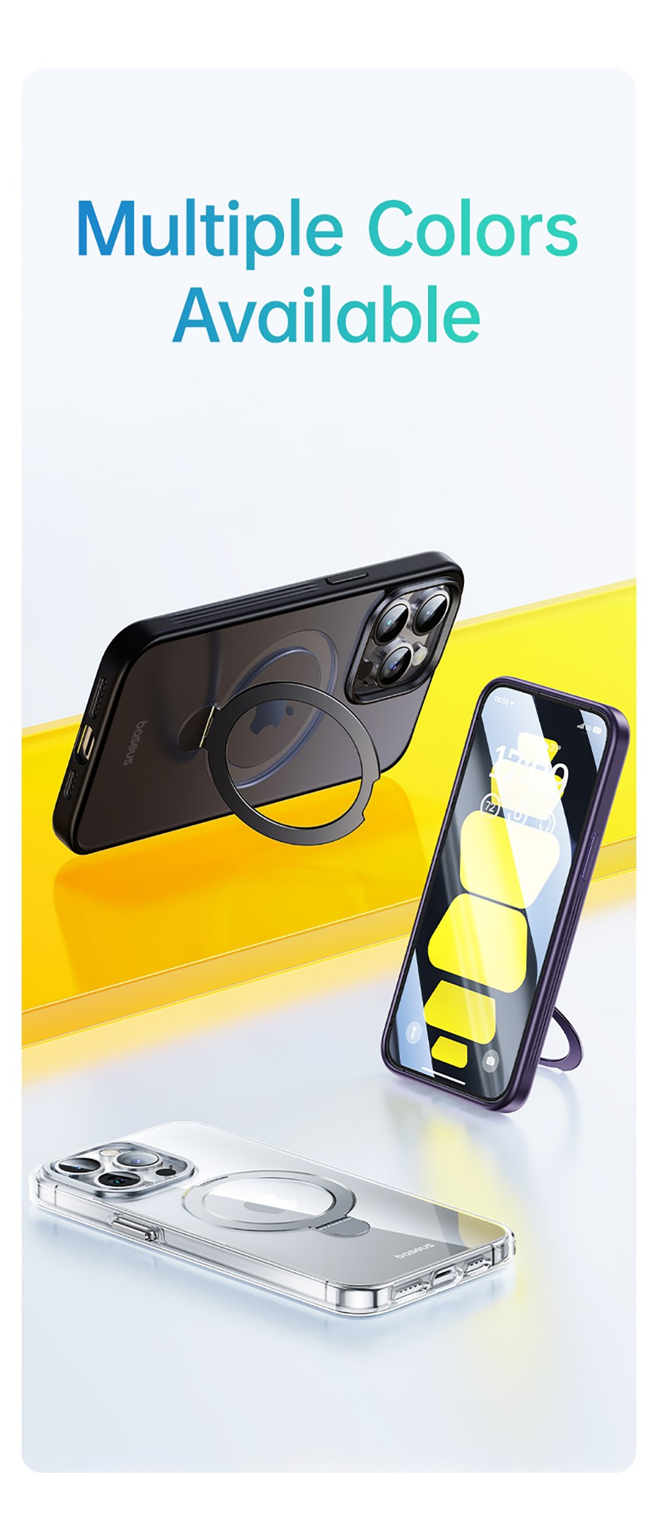 Coque iPhone 13 Pro Max magnétique les accessoires MagSafe et charge sans  fil hybride transparent. X