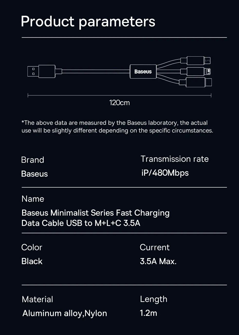 Câble USB 3 En 1 Type C Pour Samsung, Xiaomi Mi 9, Huawei, IPhone 13, 12,  11, Chargeur De Téléphone, Câble De Données Micro USB - Baseus