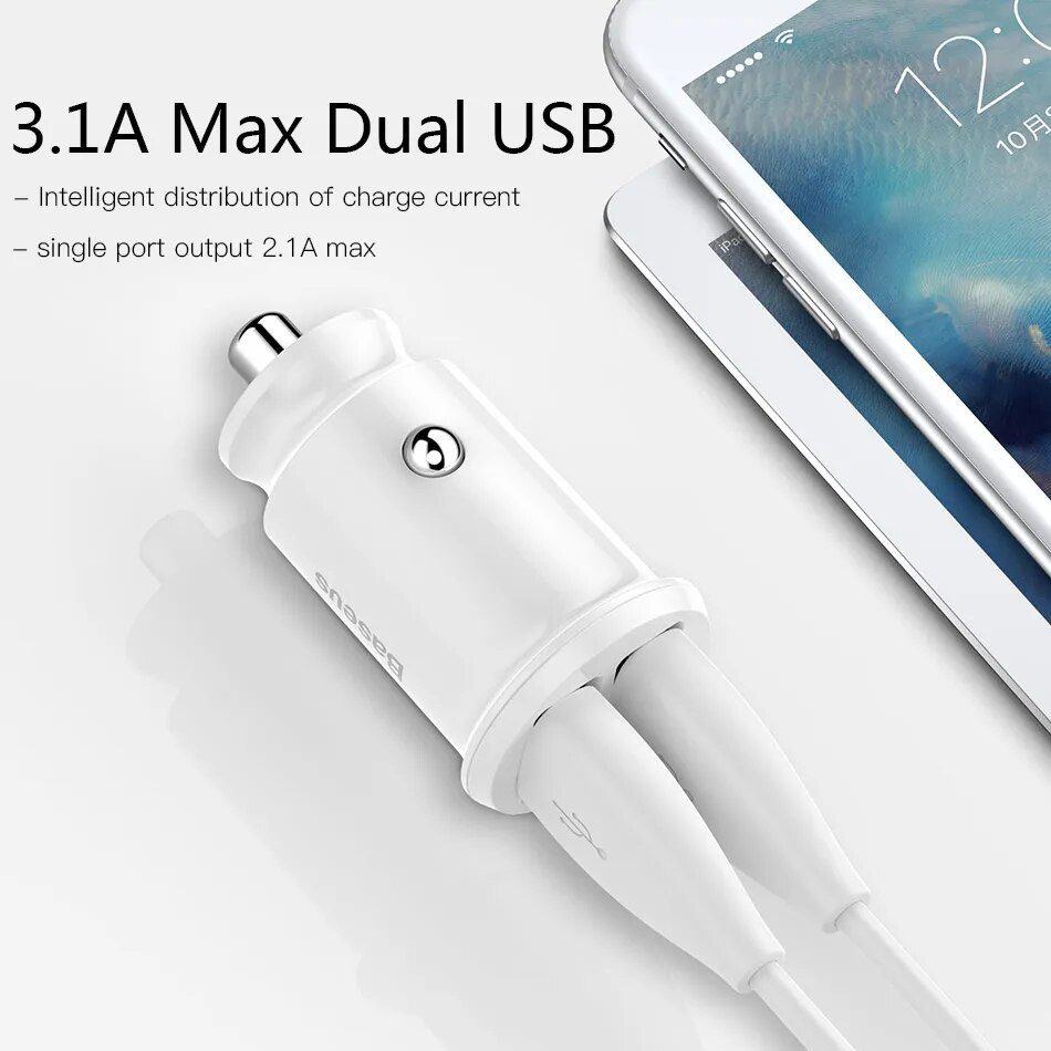Chargeur allume-cigare pour tablettes SAMSUNG + 1 port USB