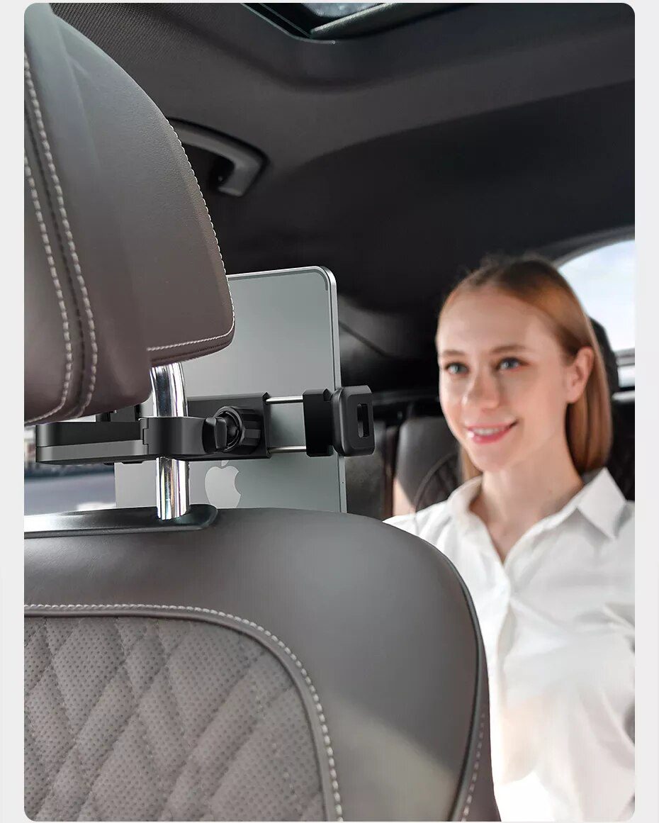Baseus - Universal Auto KFZ Rücksitz Halterung - Smartphones und Tablets  (4.7 - 12.3 Zoll) - schwarz