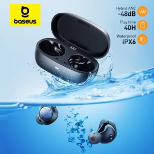 Écouteurs sans fil Bowie MA10 Pro, 48dB ANC, Bluetooth 5.3 TWS, autonomie de la batterie 40h, écouteurs étanches IPX6
