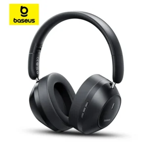 Casque Bass 30 Max Wireless Headphones Bluetooth 5.3 -30dB Noise Cancellation Over Headset Ultra Low Latency Earphones 50H Time