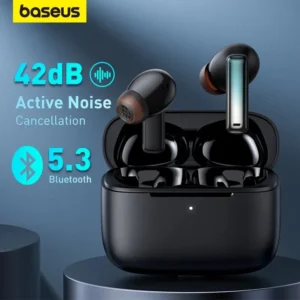 Ear Pod Bowie M2 ANC Sans Fil Écouteurs 42dB Antibruit Bluetooth 5.3 TWS Écouteurs 4-mic ENC HD Appel Casque 30H Playtime
